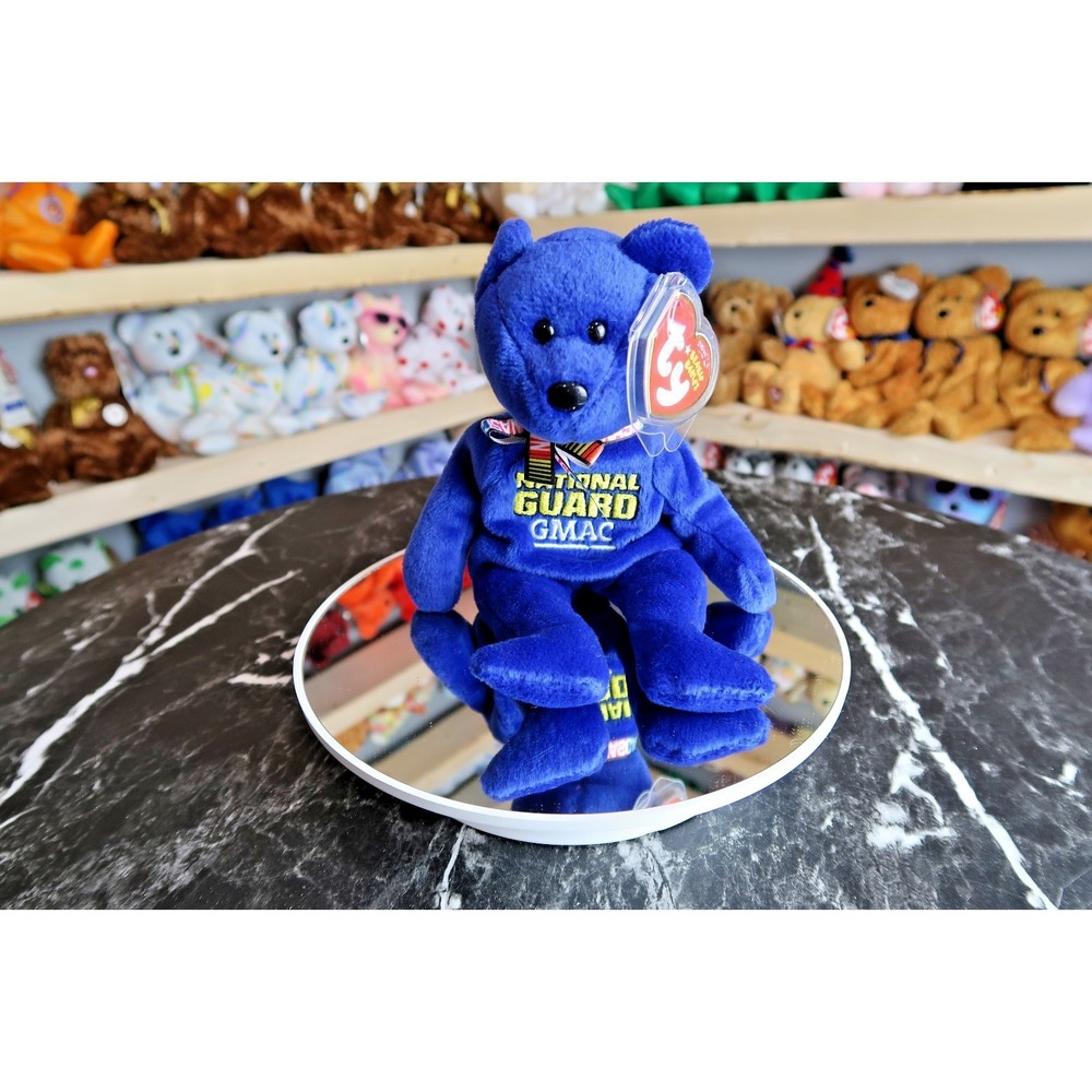 TY Beanie Baby - Casey Mears #25 the NASCAR Bear | MWMT‎ | Vintage | Rare